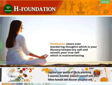 Tablet Screenshot of h-foundation.org